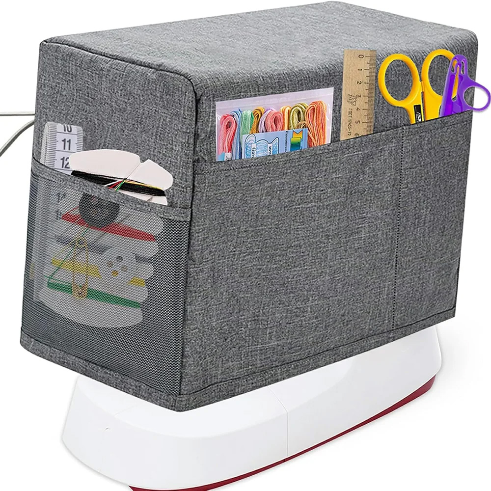 ユニバーサルミシンカバー、収納ポケットとサイドハンドル付き、 - Textile Sewing Machine のレビューと価格