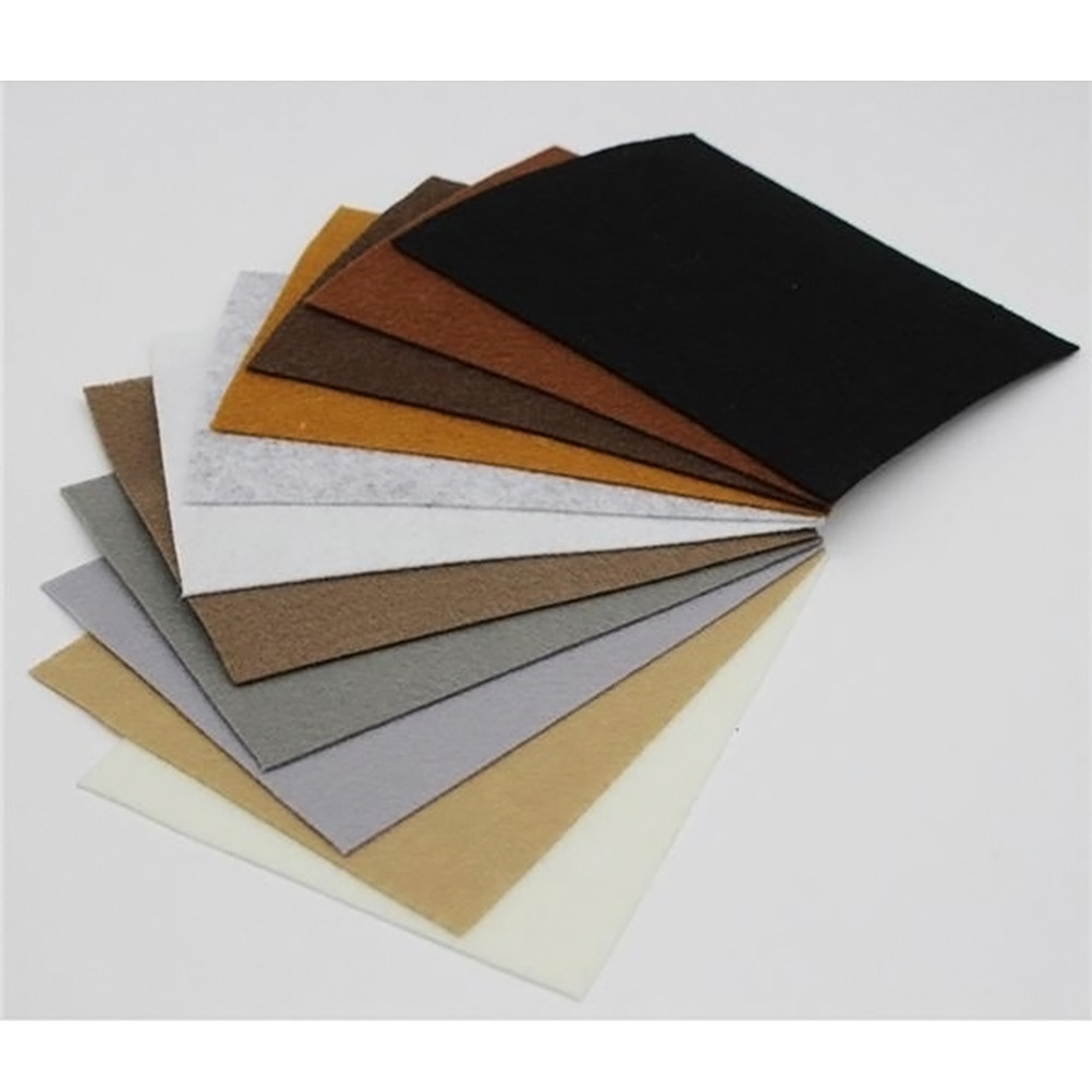 40枚入り、多色展開の不織布フェルトシート（15x10cm） - Sewing Thread In Textile のレビューと価格