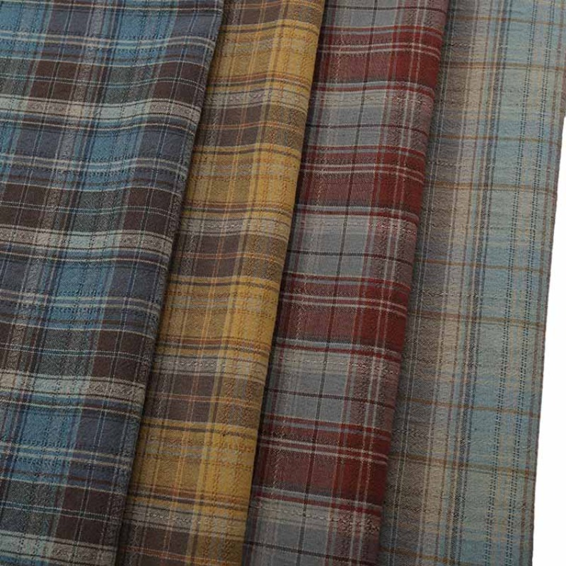 1 メートルヴィンテージジャカードチェック柄糸染め洗浄生地デ - Vintage Sewing Textile のレビューと価格