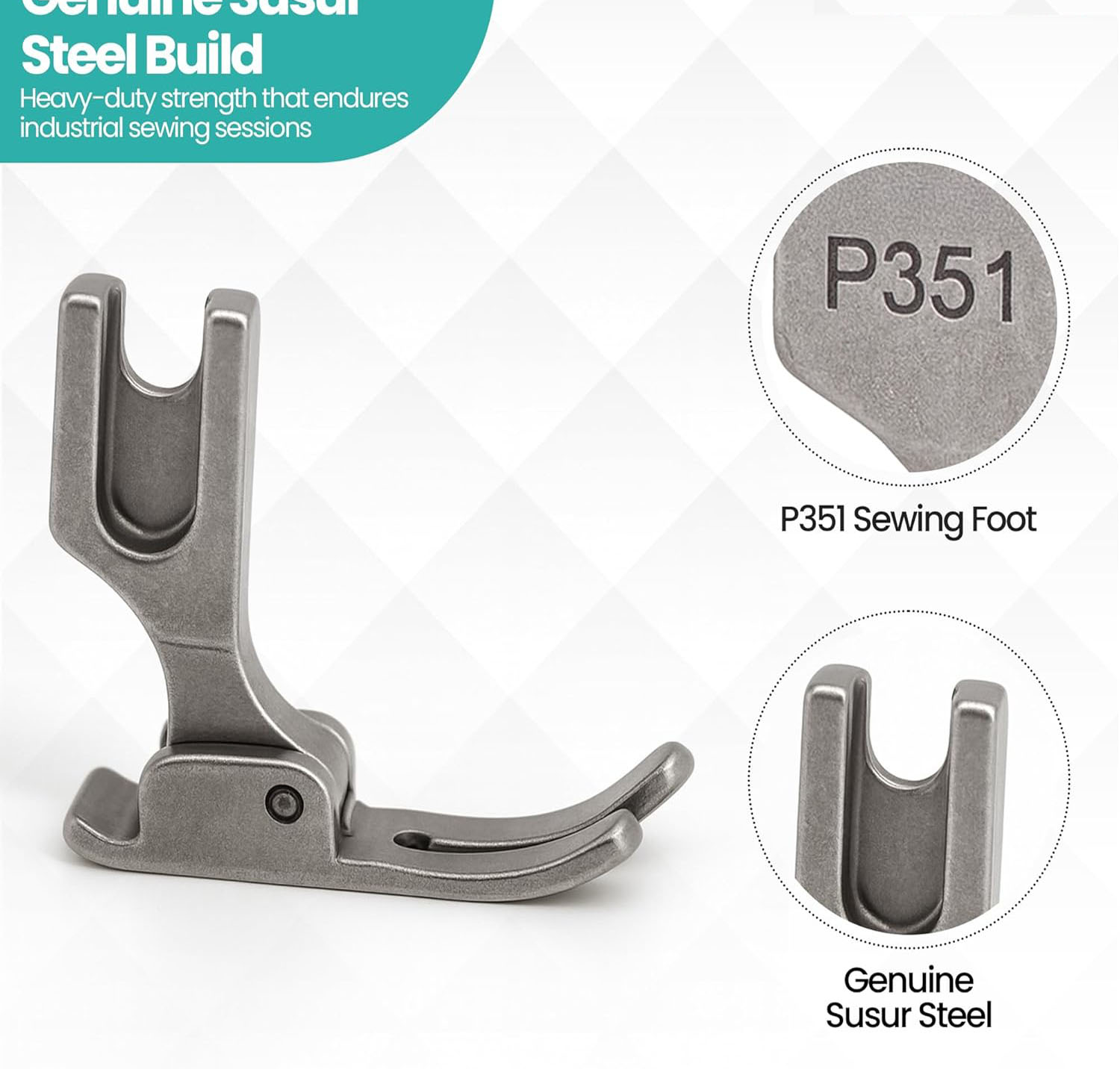 P351 工業用ミシン用標準押さえ金具、ストレートステッチフ - Textile Sewing Machine のレビューと価格